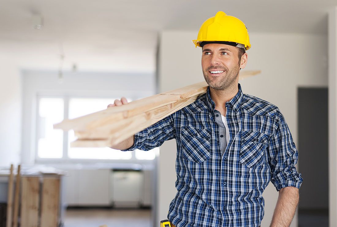 Skilled contractor at work
